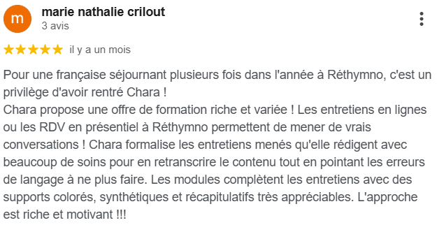 Chara propose une offre de formation riche et variée